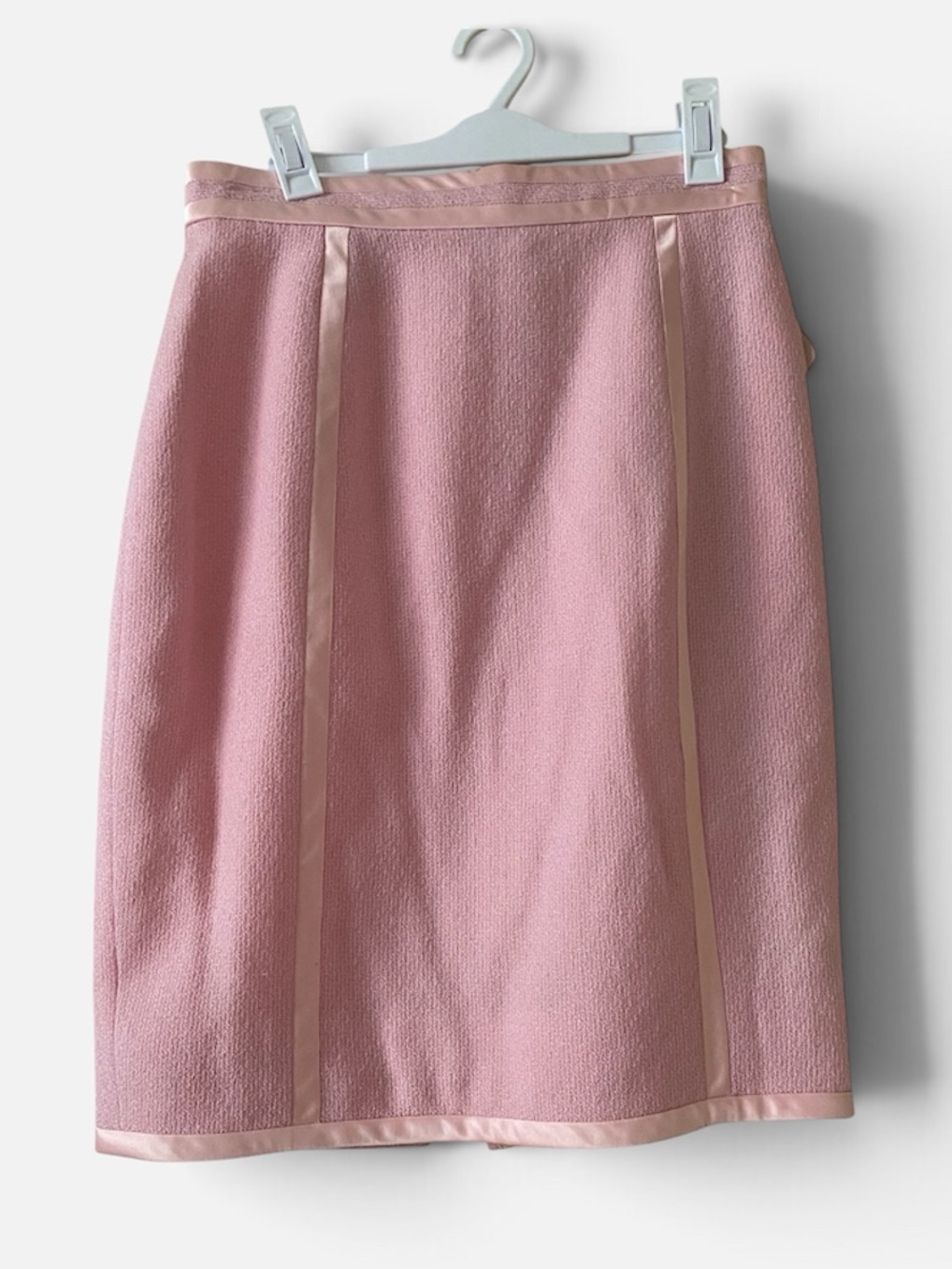 Zang Toi 2013 Collection, Barbie pink wool pencil skirt, size 10 NWT